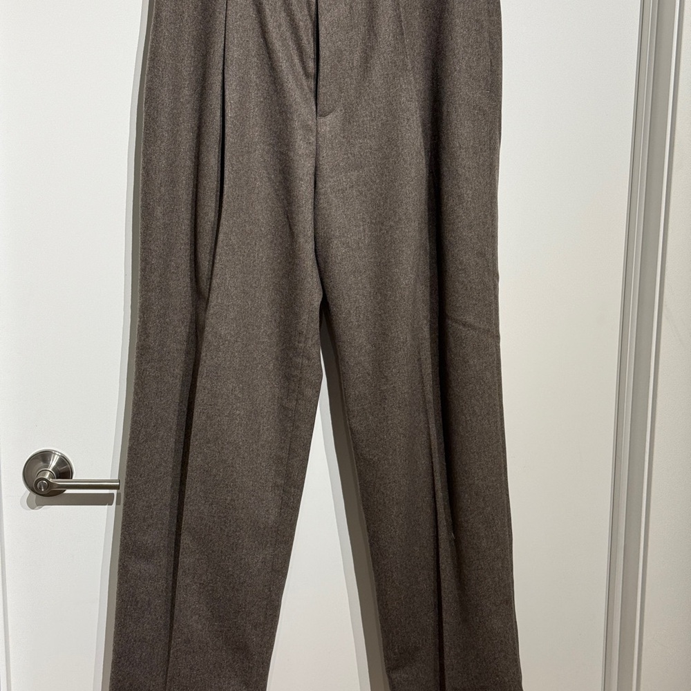 COS Men's Taupe Wool Pants